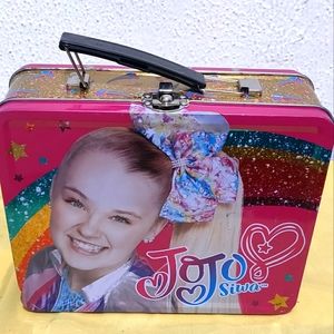 Vintage Jo Jo JOJO Siwa Metal Tin Lunch Box.